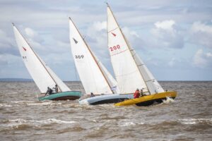 Yachts Dingo, Snow Goose and Yvonne, 2022 CYAA Cup Regatta.