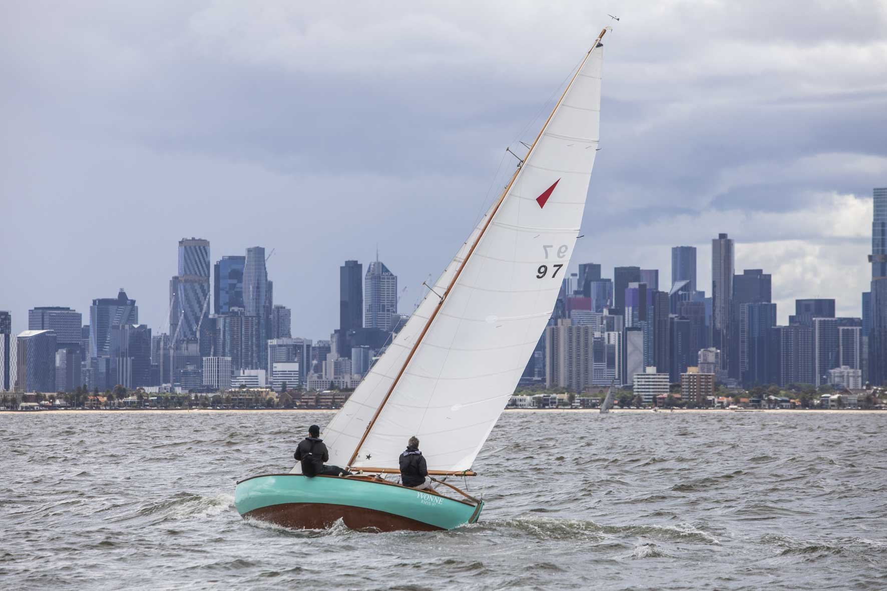 Yvonne, competing in the 2022 CYAA Cup Regatta.