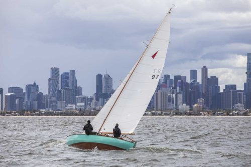 Yvonne, competing in the 2022 CYAA Cup Regatta.
